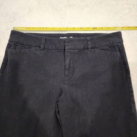 Old Navy Pixie Never Fade Pants Womens size 8 black Ankle - Picture 3 of 8